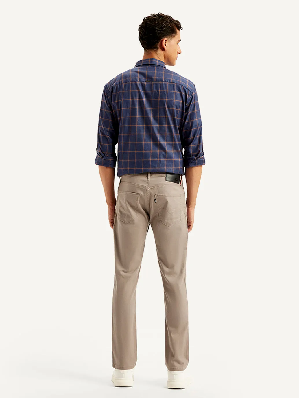 Men's 511 Light Brown Slim Fit Mid Rise Jeans