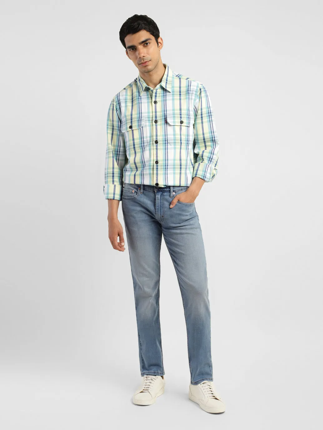 Men's 511 Light Indigo Slim Fit Mid Rise Jeans
