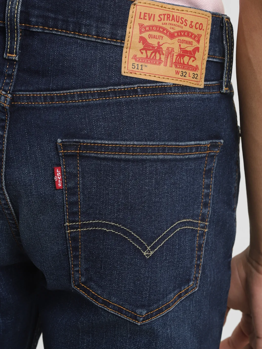 Men's 511 Mid Indigo Slim Fit Mid Rise Jeans