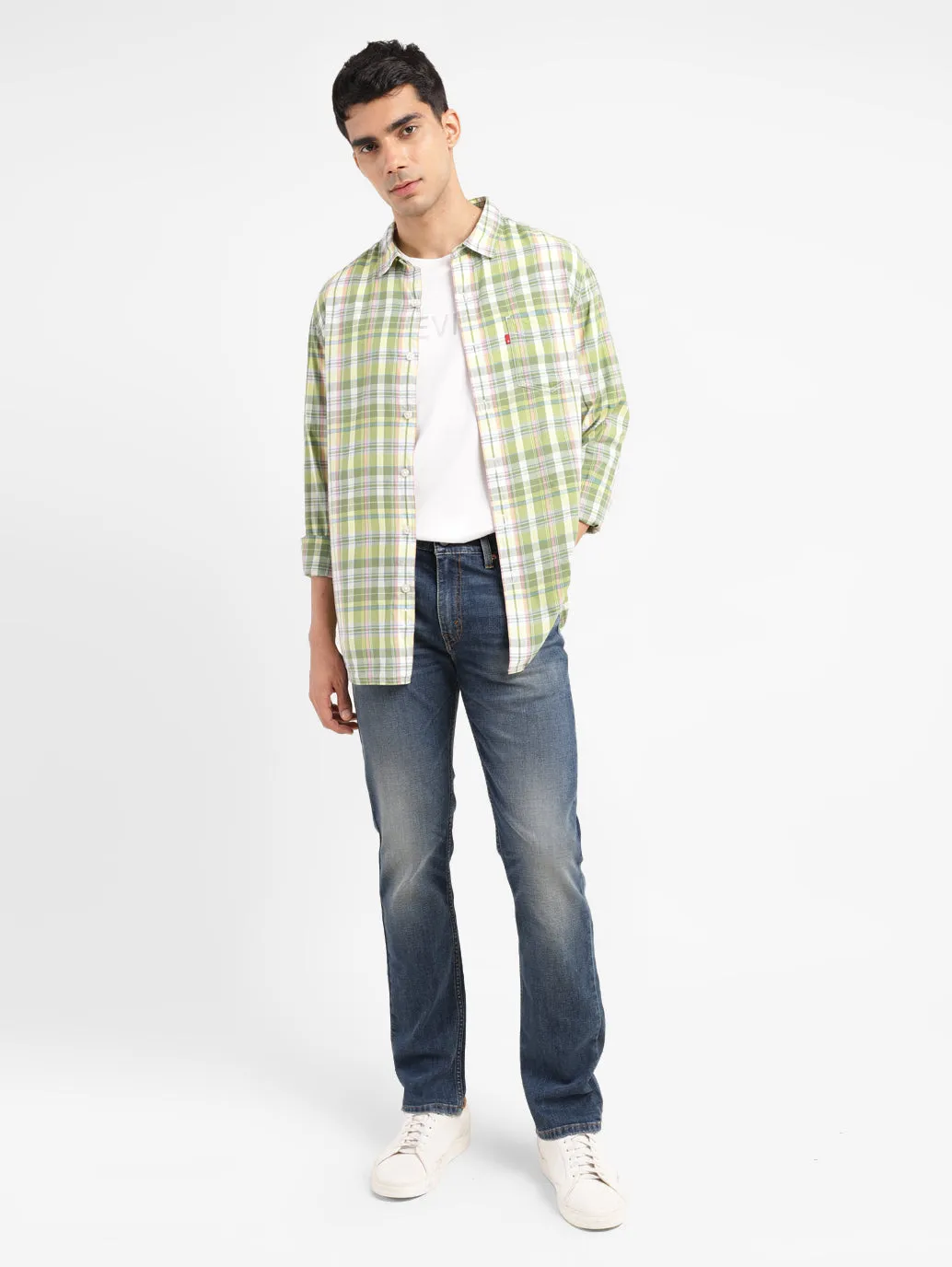 Men's 511 Mid Indigo Slim Fit Mid Rise Jeans
