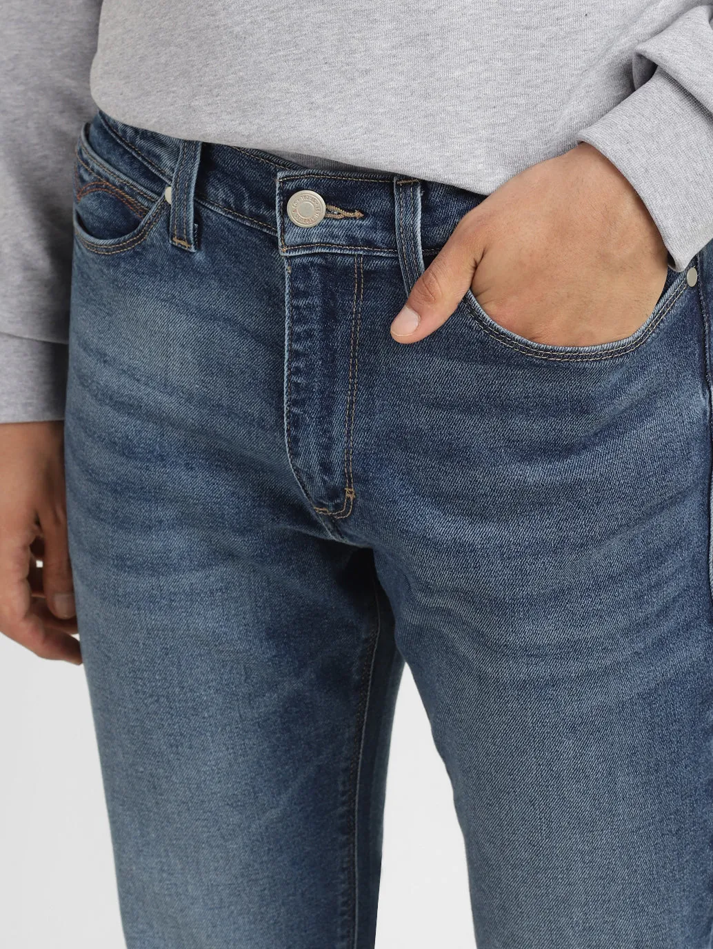 Men's 511 Mid Indigo Slim Fit Mid Rise Jeans