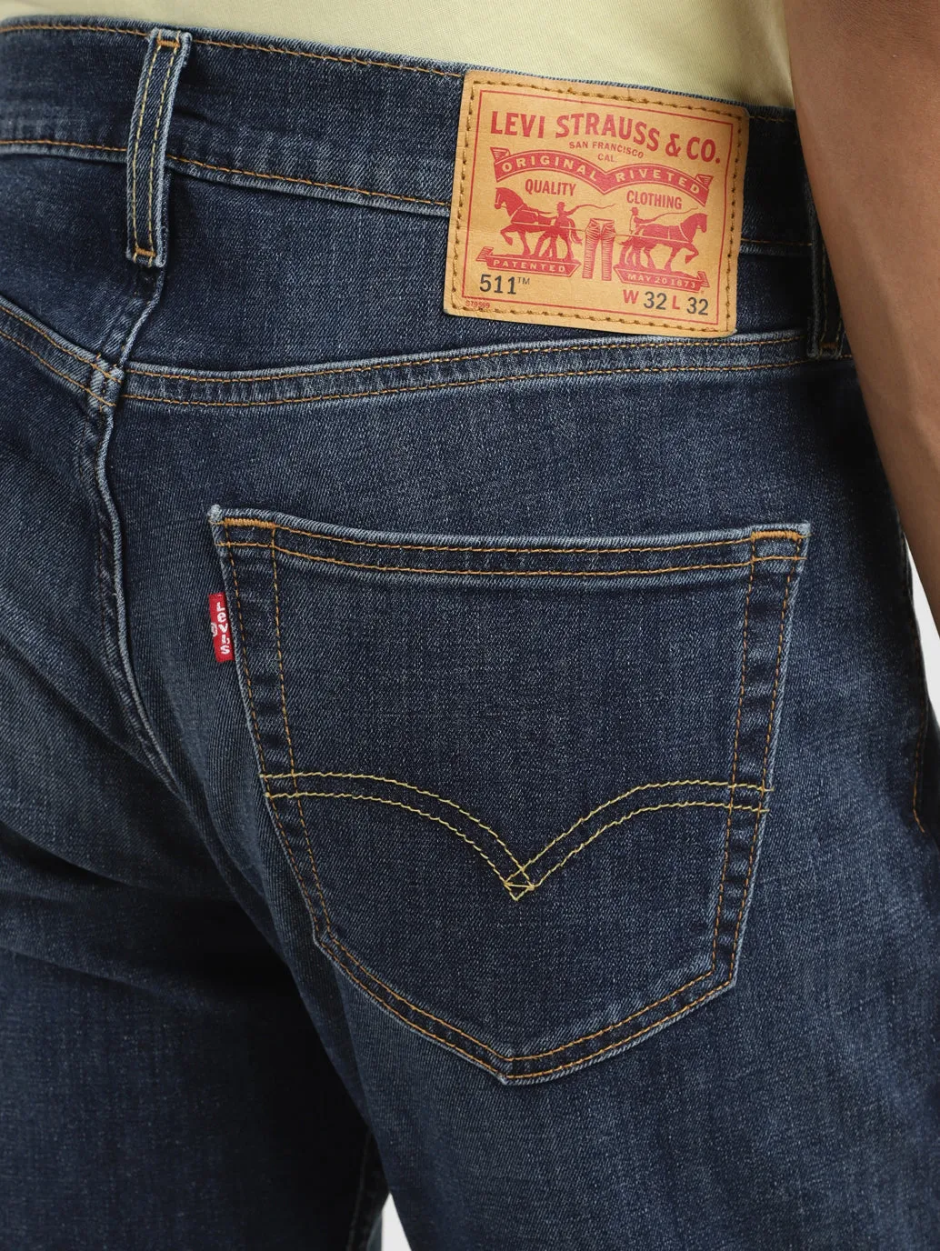 Men's 511 Mid Indigo Slim Fit Mid Rise Jeans