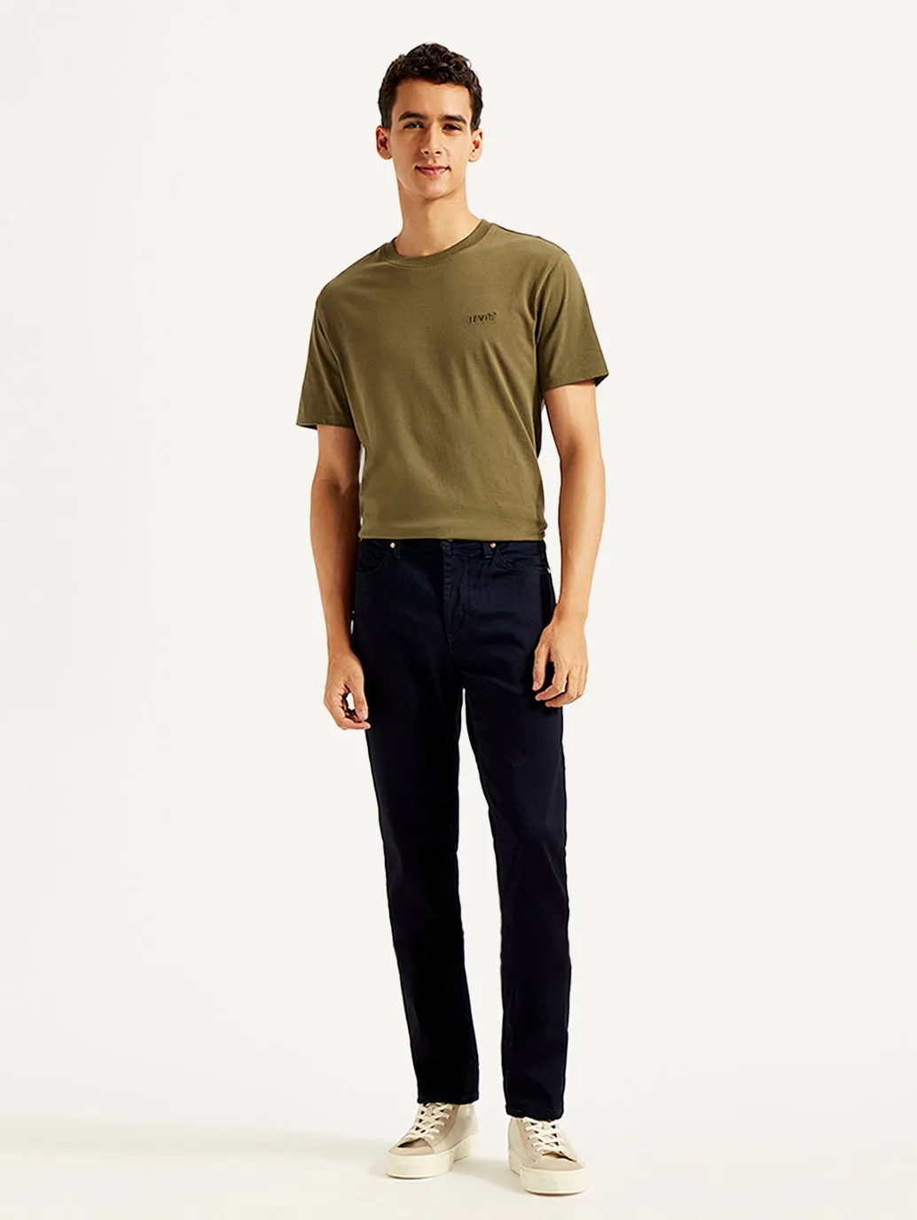Men's 511 Navy Blue Slim Fit Mid Rise Jeans