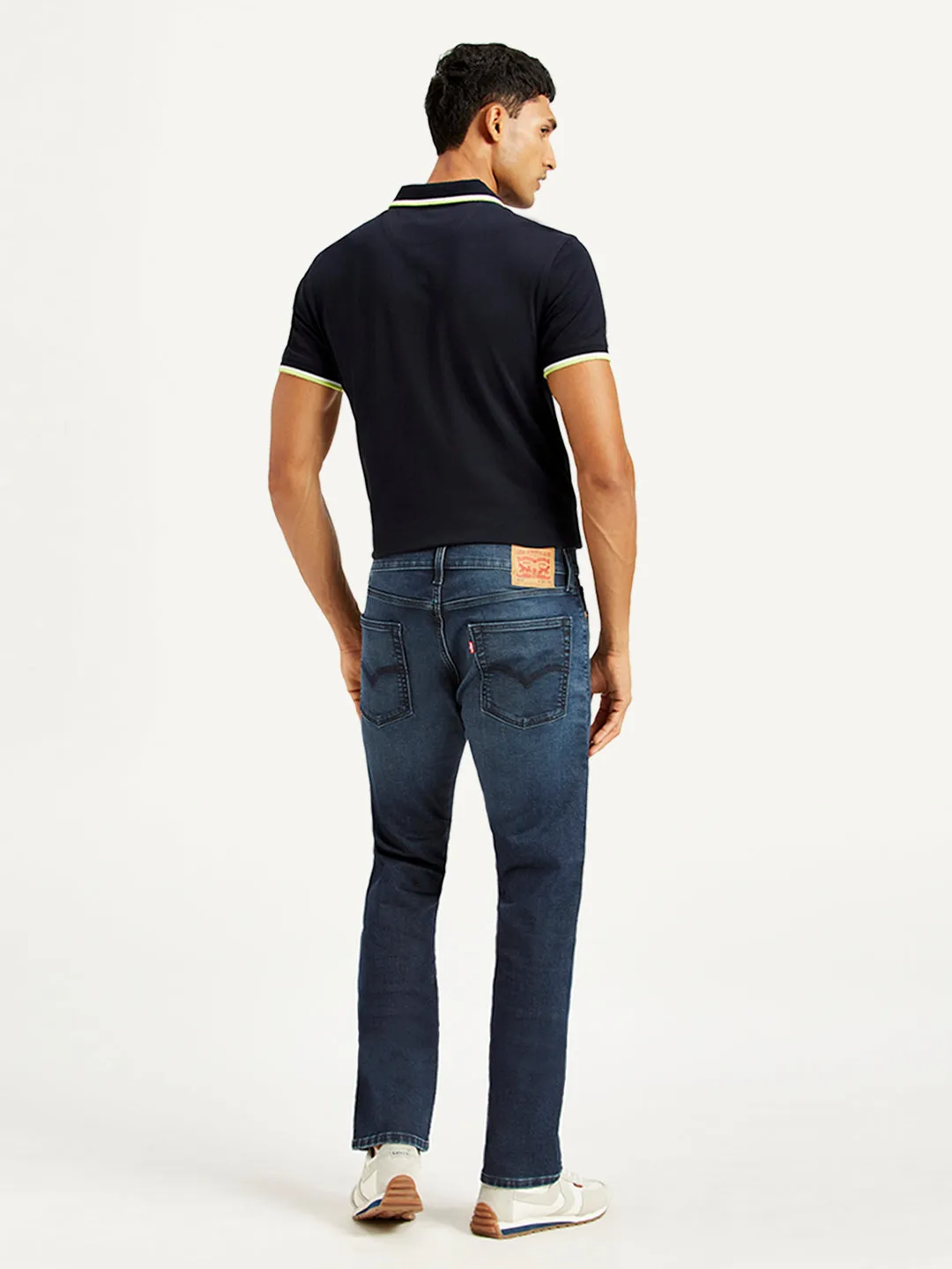Men's 511 Navy Blue Slim Fit Mid Rise Jeans
