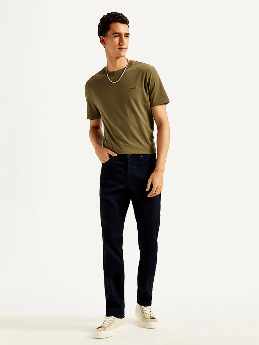 Men's 511 Navy Blue Slim Fit Mid Rise Jeans