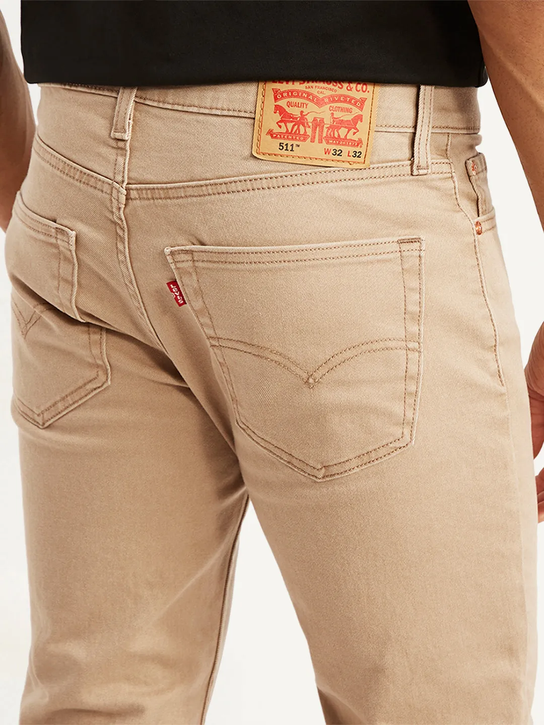 Men's 511 Slim Fit Beige Jeans