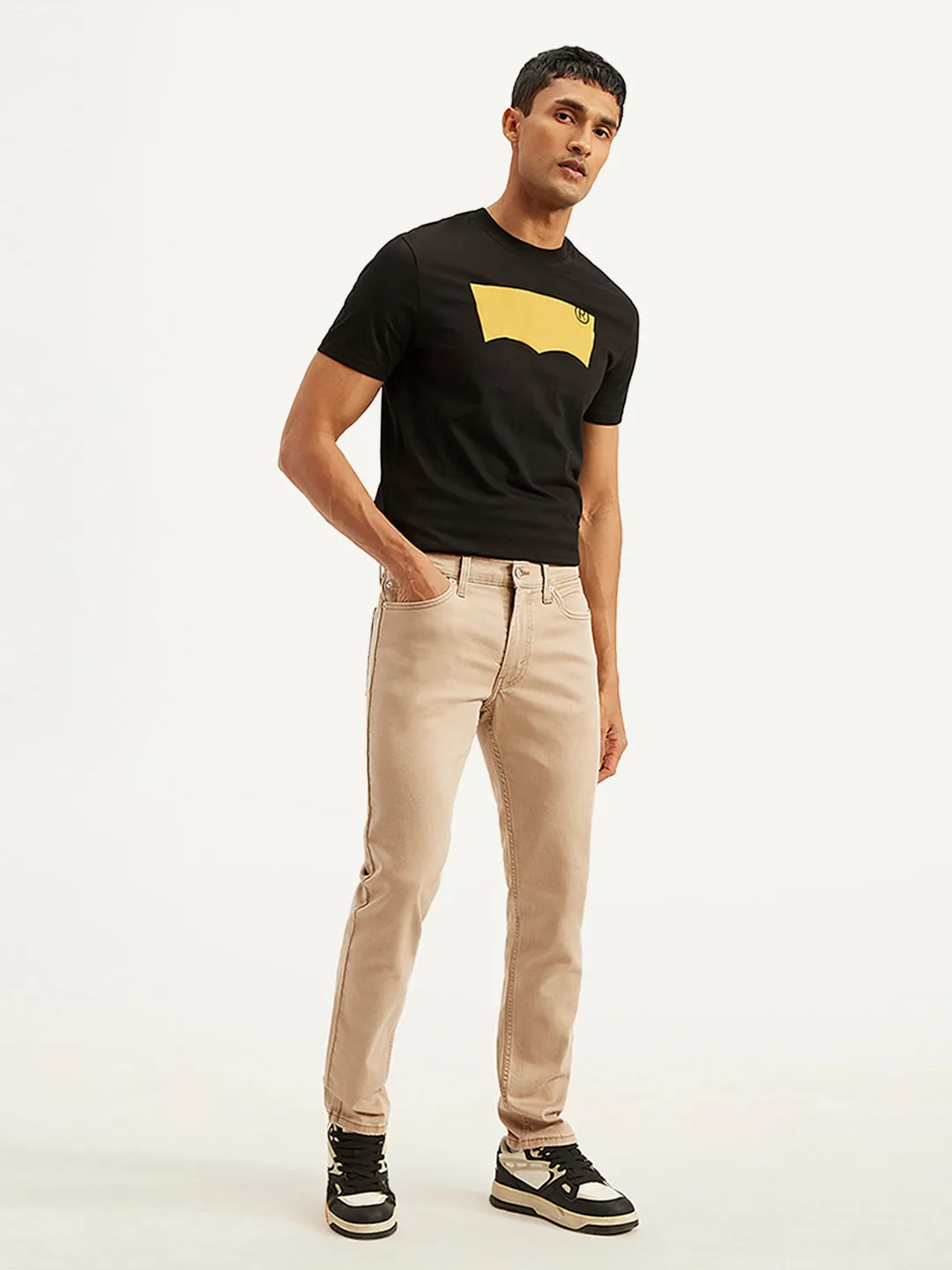 Men's 511 Slim Fit Beige Jeans