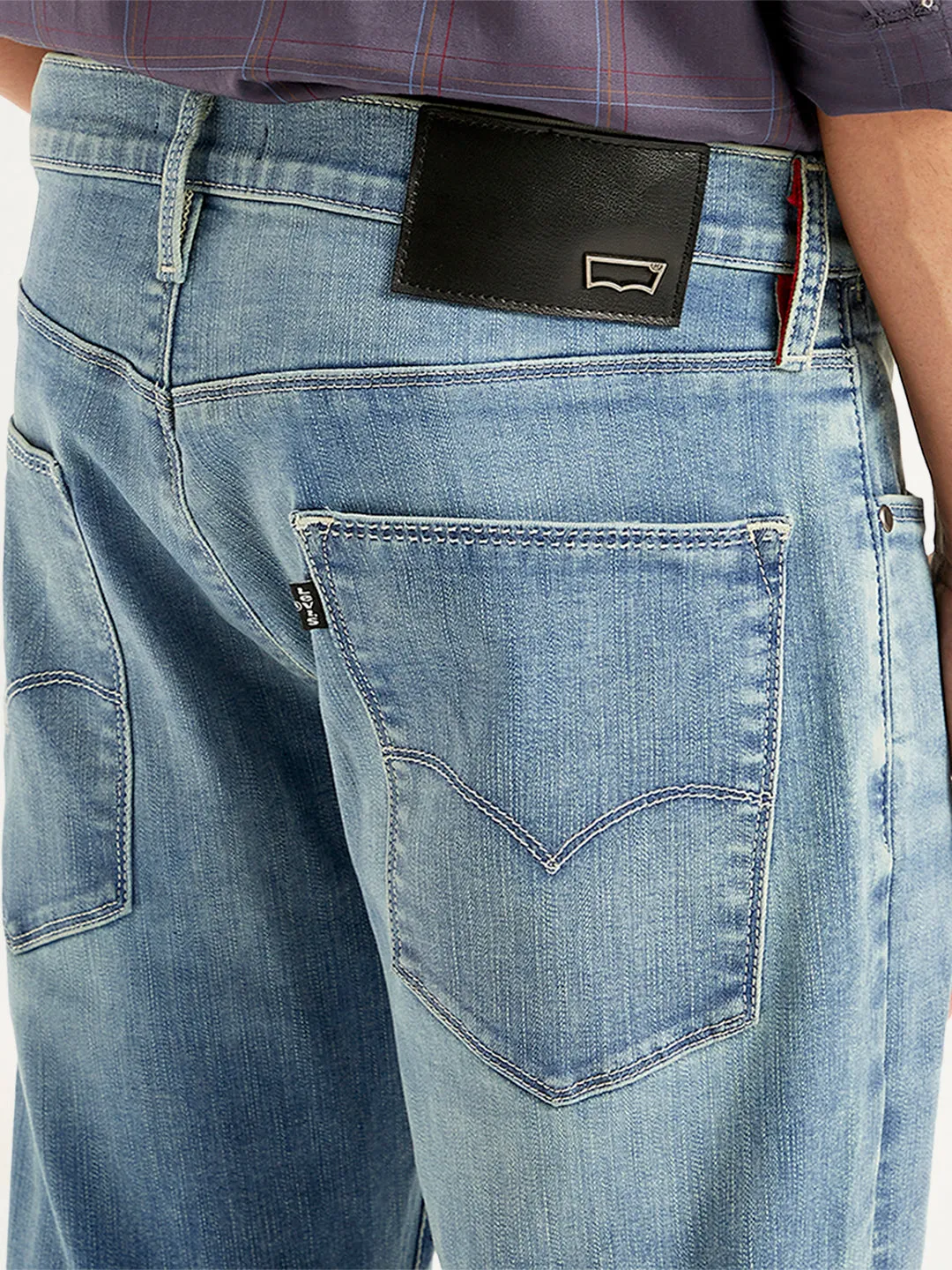 Men's 527 Blue Bootcut Fit Mid Rise Jeans