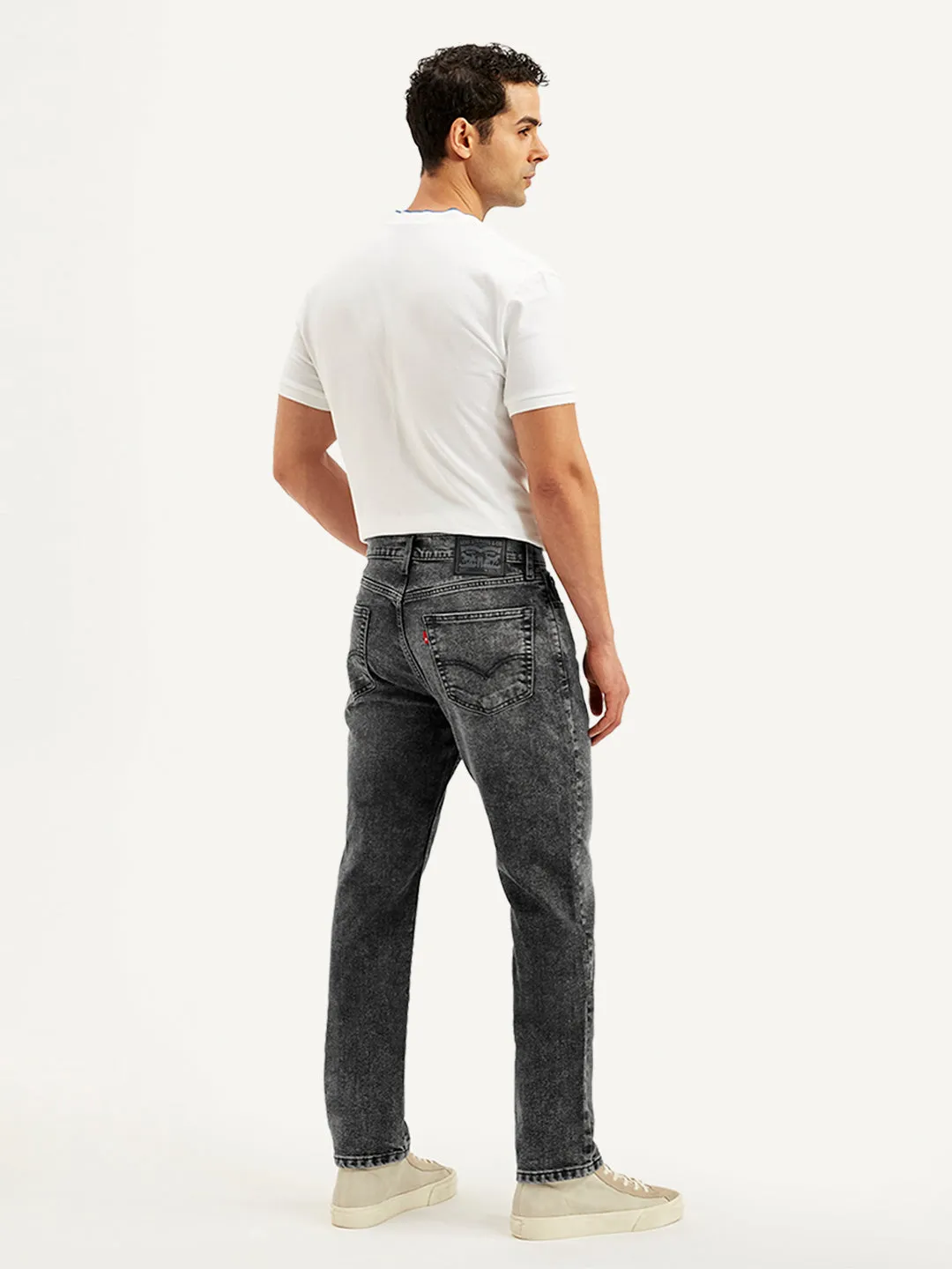 Men's 541 Grey Athletic Tapered Fit Mid Rise Jeans
