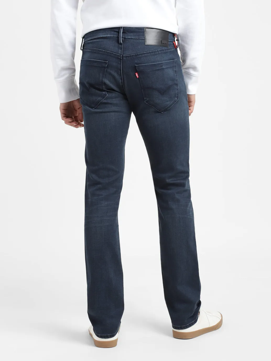 Men's 65504 Blue Skinny Fit Mid Rise Jeans