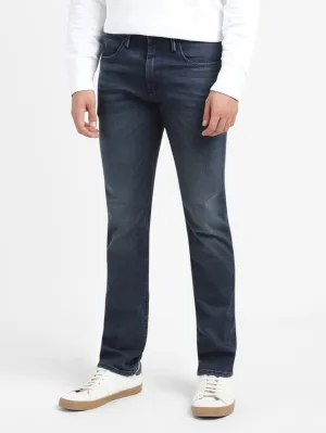 Men's 65504 Blue Skinny Fit Mid Rise Jeans