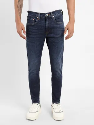 Men's Dark Indigo Skinny Fit Mid Rise Jeans