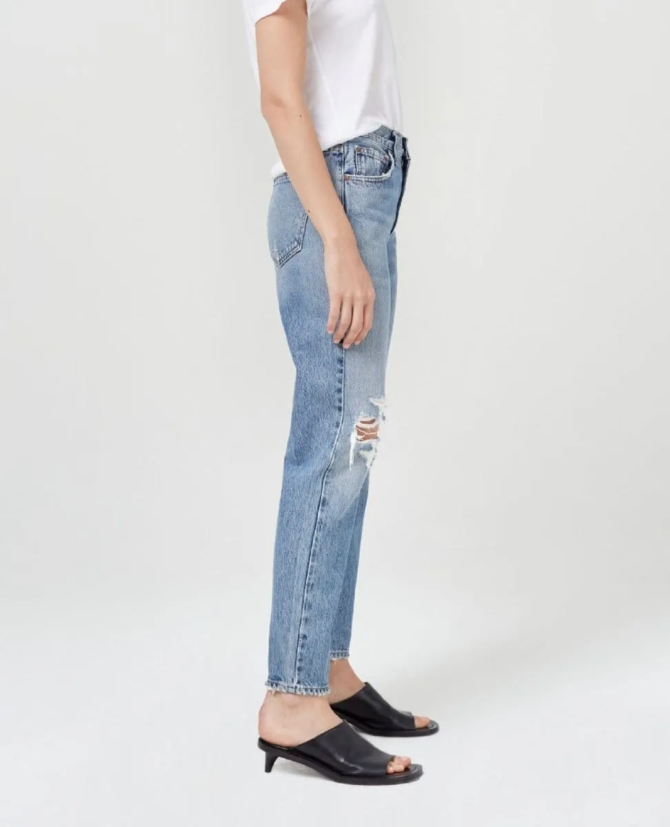 Mia Jean Mid Rise Straight Rule