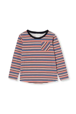 Milky | Earth Stripe Long Sleeve Tee | Sizes 2-7