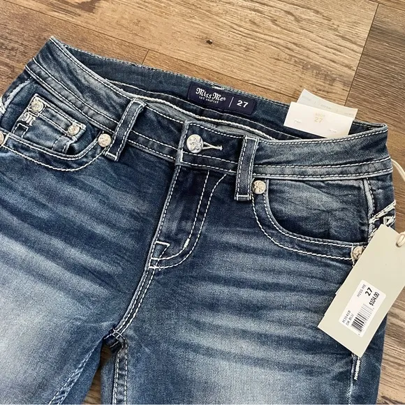 Miss Me Chloe Boot mid-rise jeans 27