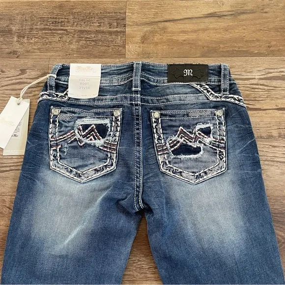 Miss Me Chloe Boot mid-rise jeans 27