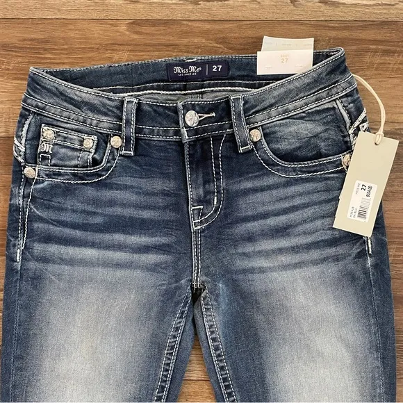 Miss Me Chloe Boot mid-rise jeans 27