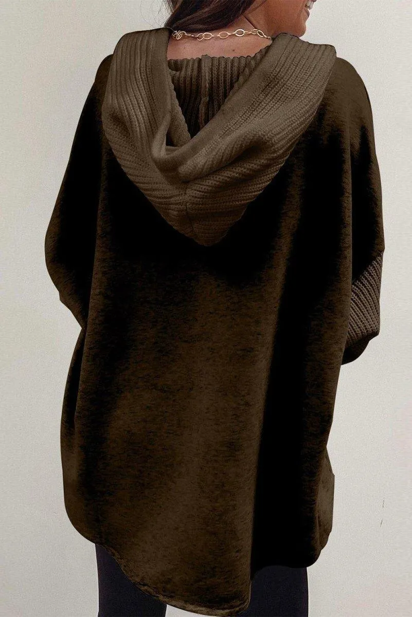 Molly Knitted Hooded Jacket