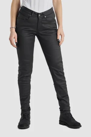 Motorcycle Jeans for Women - Black Slim-Fit Kevlar® LORICA KEV 02