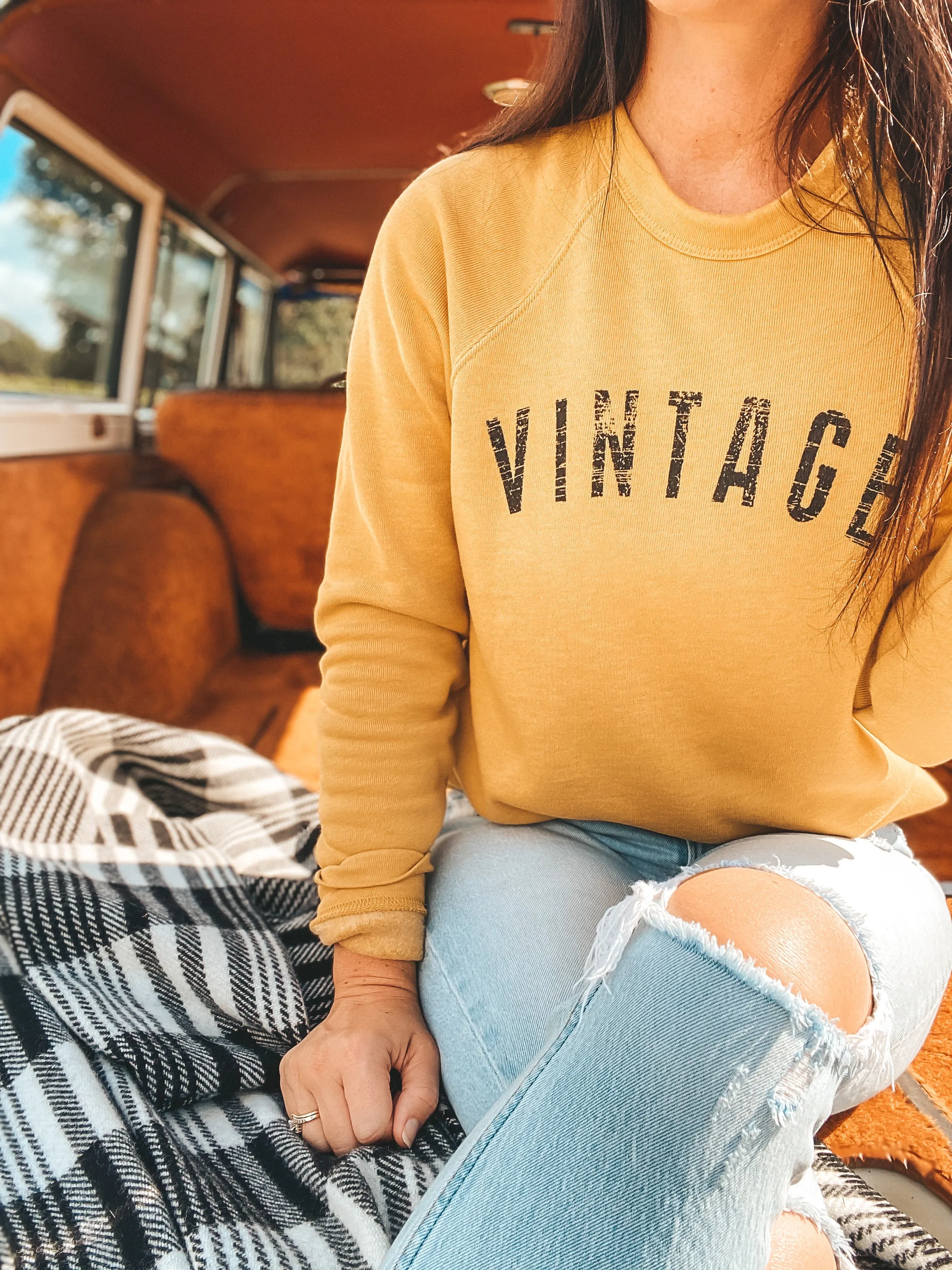 Mustard Vintage Sweatshirt