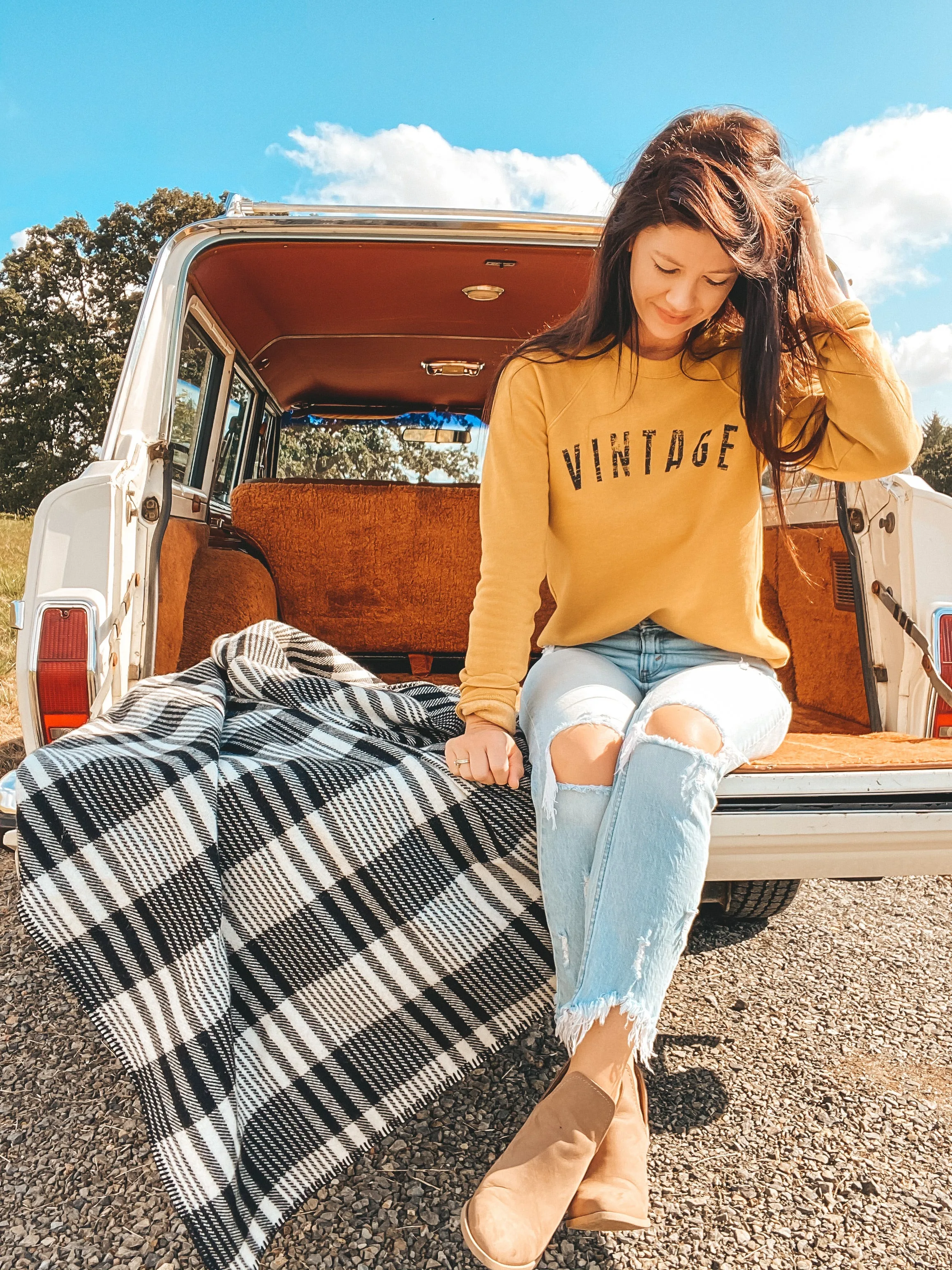 Mustard Vintage Sweatshirt