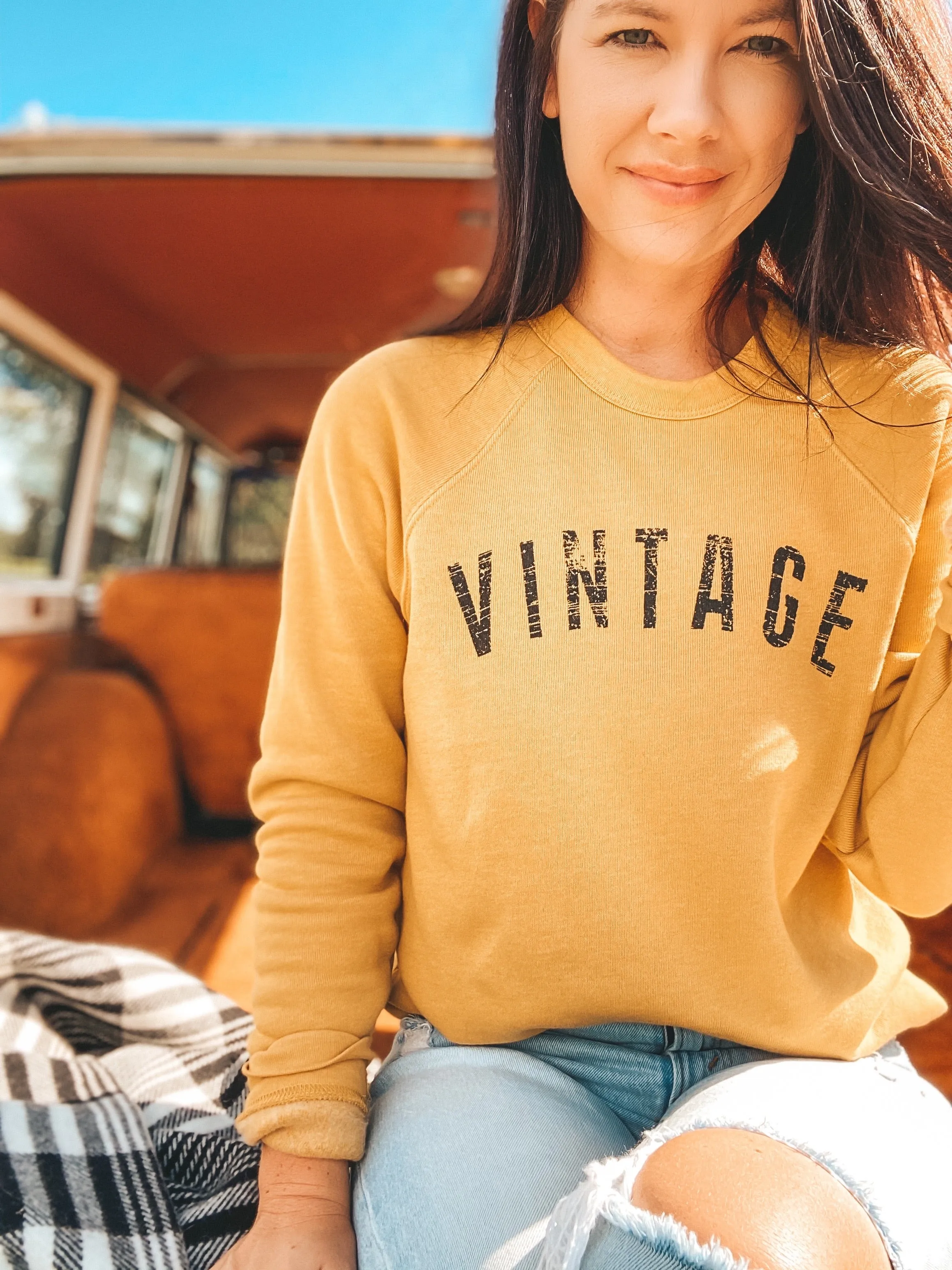 Mustard Vintage Sweatshirt