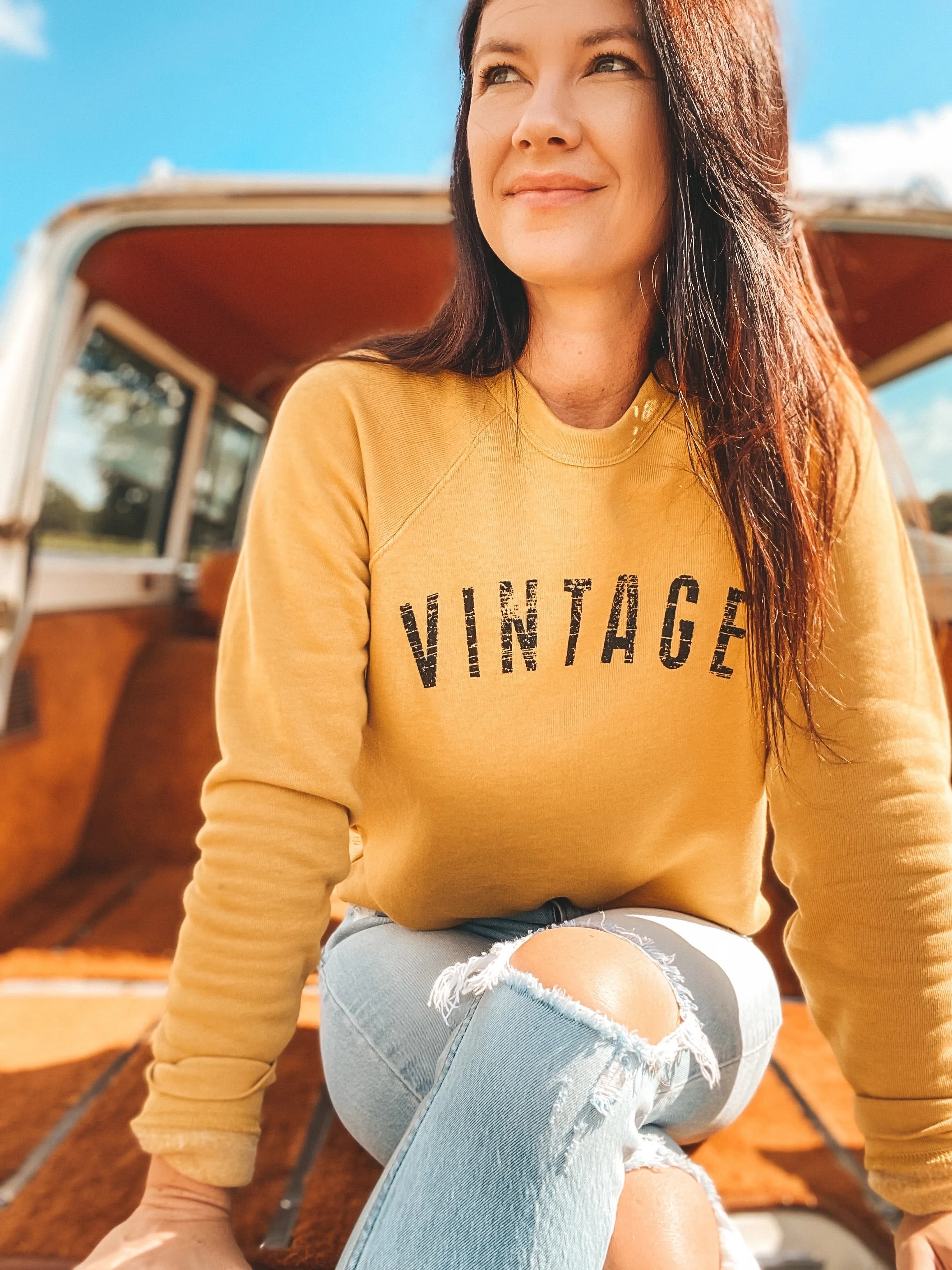 Mustard Vintage Sweatshirt