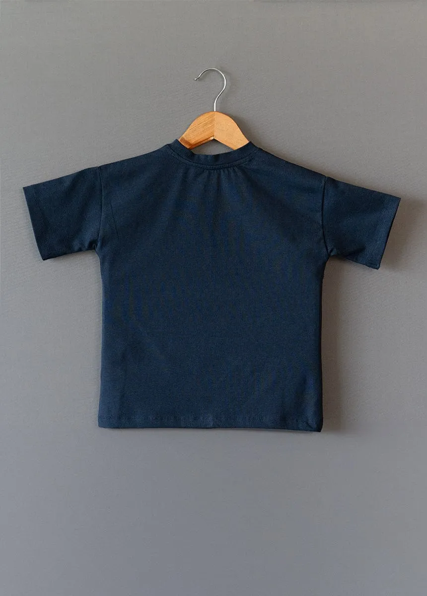Navy Glory Adventure Baby Girl Tshirt