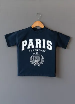 Navy Glory Adventure Baby Girl Tshirt