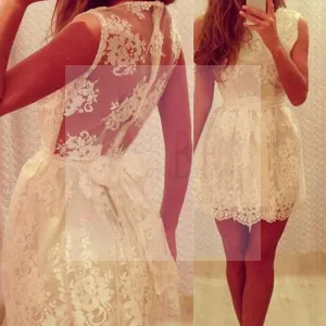 New Arrival lace simple elegant cute freshman graduation formal homecoming prom gown dresses, BD00169