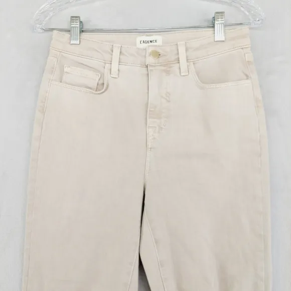 New L'Agence Highline Distressed High Waist Skinny Jeans P882