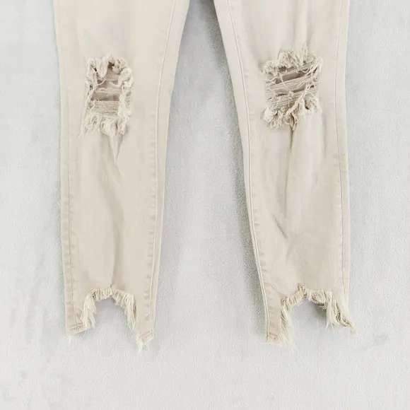 New L'Agence Highline Distressed High Waist Skinny Jeans P882
