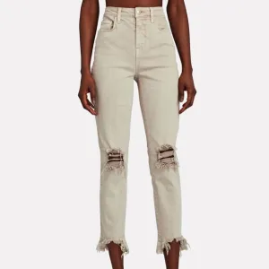 New L'Agence Highline Distressed High Waist Skinny Jeans P882