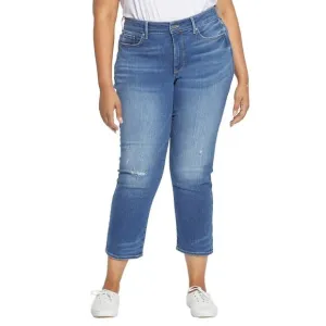 NEW NYDJ Marilyn Straight Ankle Jean Medium Wash Sacha Lift Tuck Slimming Sz 24W