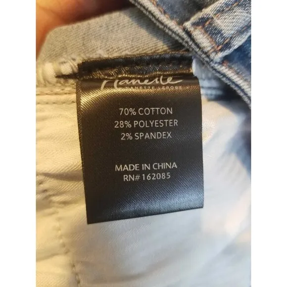 👖NEW Sz 16 Nanette Lepore HW Gramercy Women's light blue skinny denim jeans $64