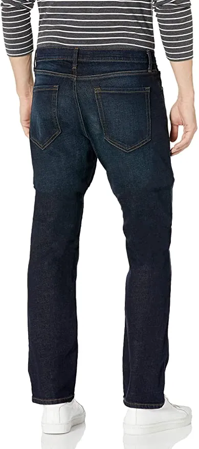 New with tags! Amazon Essentials Men's Athletic-Fit Stretch Jean in rinsed vintage, Sz 40W X 34L