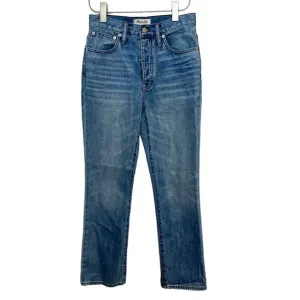 New with Tags Madewell Slim Demi-Boot Jeans Denim High Rise Flare 25
