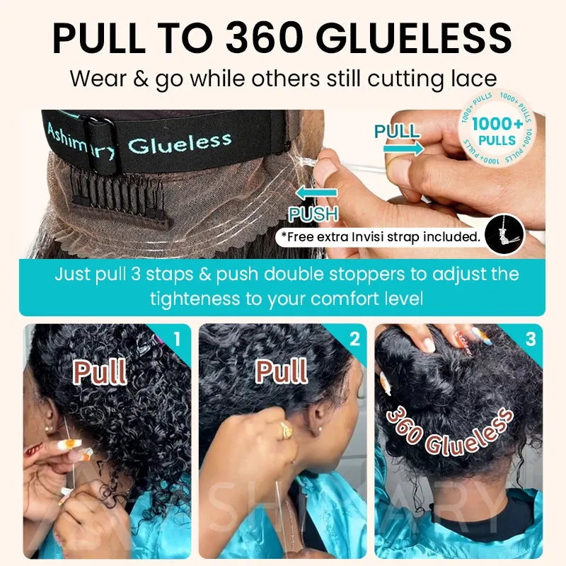 New Year Special | Blonde 3d Body Wave 360 Lace Frontal With Invisi Strap Glueless Wig