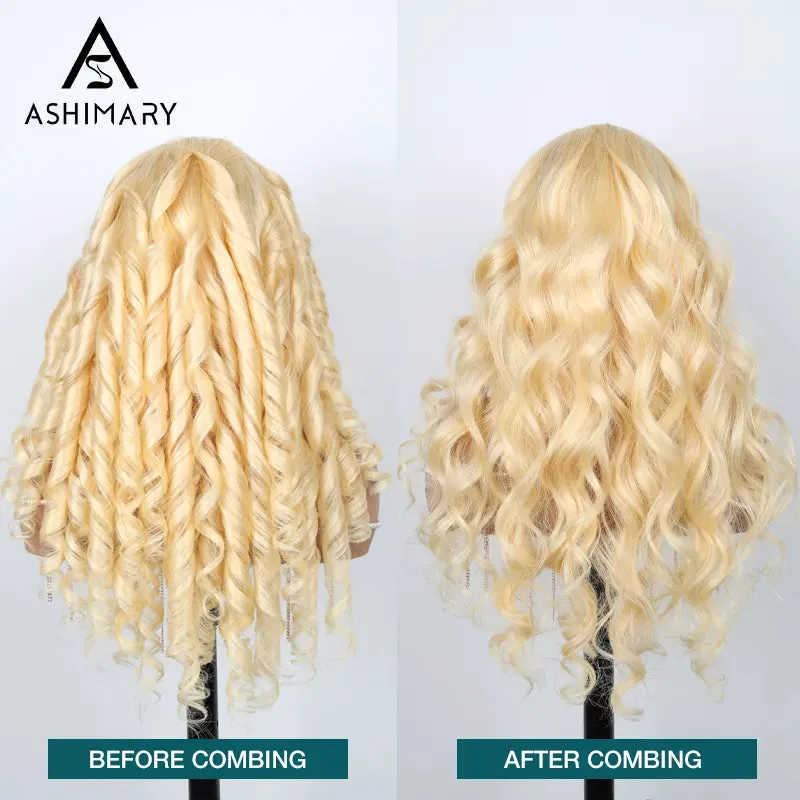 New Year Special | Blonde 3d Body Wave 360 Lace Frontal With Invisi Strap Glueless Wig