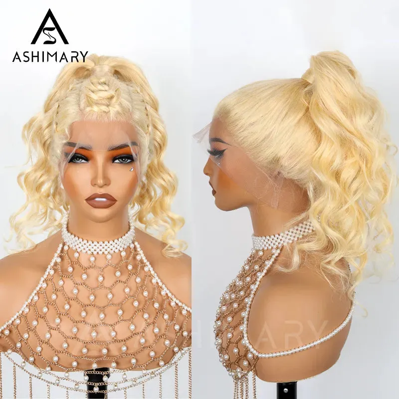 New Year Special | Blonde 3d Body Wave 360 Lace Frontal With Invisi Strap Glueless Wig