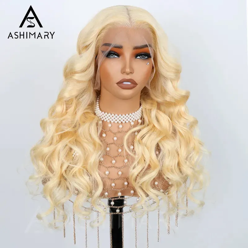 New Year Special | Blonde 3d Body Wave 360 Lace Frontal With Invisi Strap Glueless Wig