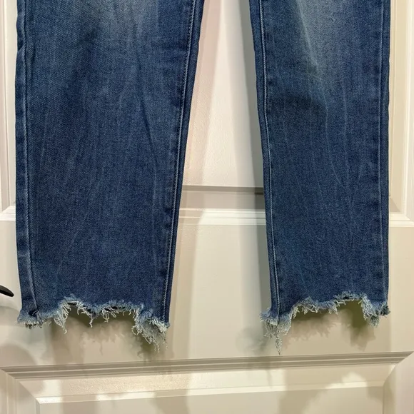 Nicole Miller Vintage Nomad Super High Rise Straight Jeans Size 12 NWT