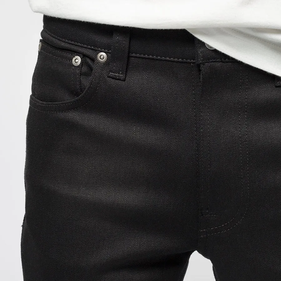 Nudie Jeans - Lean Dean Jeans in Dry Everblack