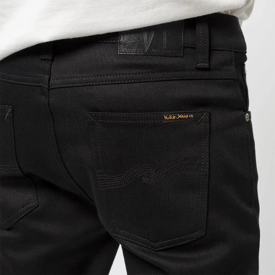 Nudie Jeans - Lean Dean Jeans in Dry Everblack