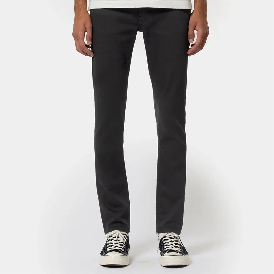Nudie Jeans - Lean Dean Jeans in Dry Everblack