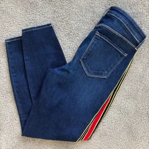 NWOT L'agence Margot Side Stripe Skinny High Rise Ankle Jeans | Size 29