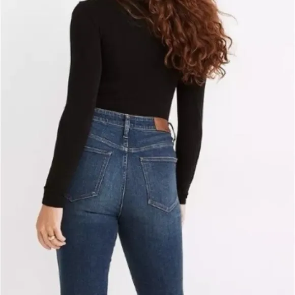 NWOT Madewell Curvy High Rise Skinny Jeans Lanette Wash 25
