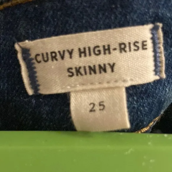 NWOT Madewell Curvy High Rise Skinny Jeans Lanette Wash 25