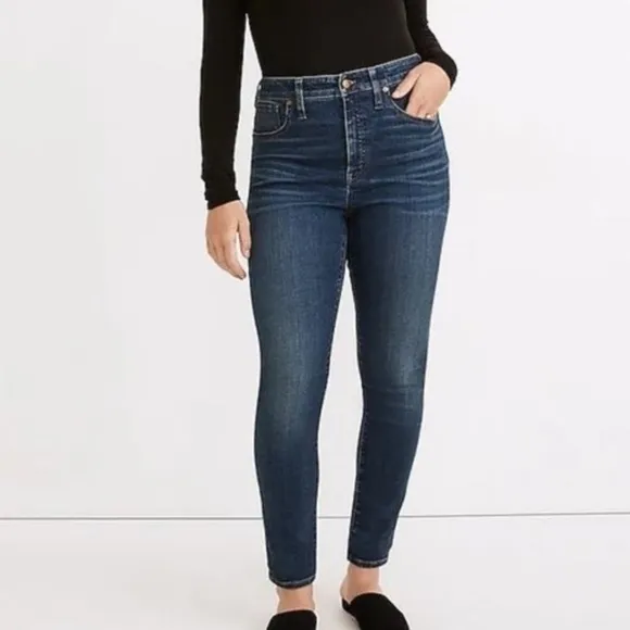 NWOT Madewell Curvy High Rise Skinny Jeans Lanette Wash 25
