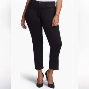 NWT Curves 360 by NYDJ Slim Straight Leg Ankle Jeans in Size 2